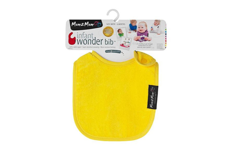 Mum 2 Mum: Infant Wonder Bib - Yellow