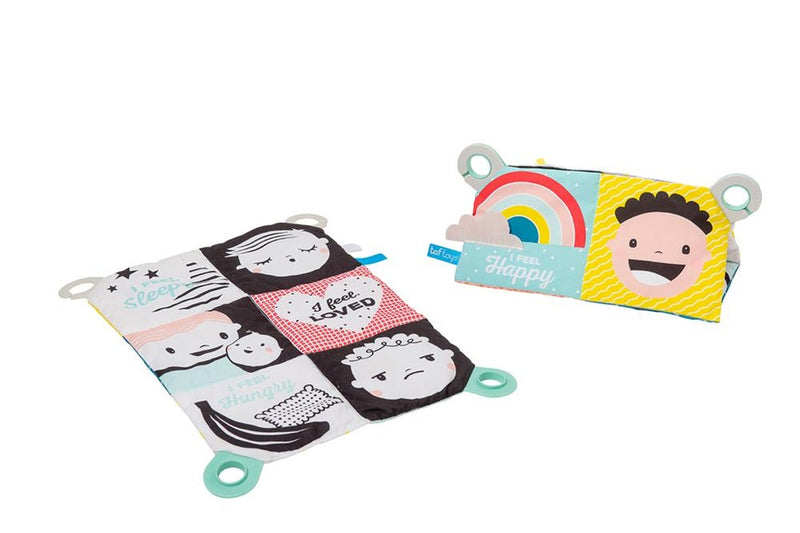 Taf Toys My Feeling Crinkle Double Sided Soft Panel Educational Toy Baby 0m+