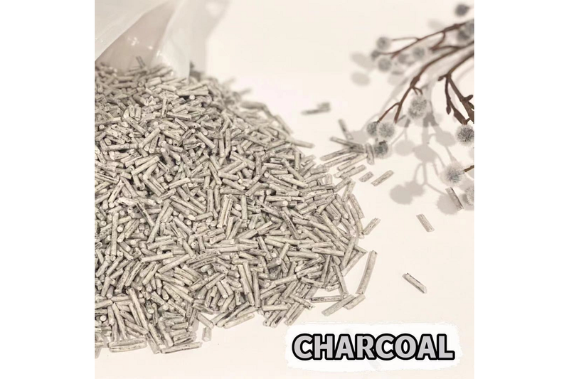 Charcoal 16Kg Biodegradable Flushable Clumping Cat Tofu Eco Litter Cat Litter