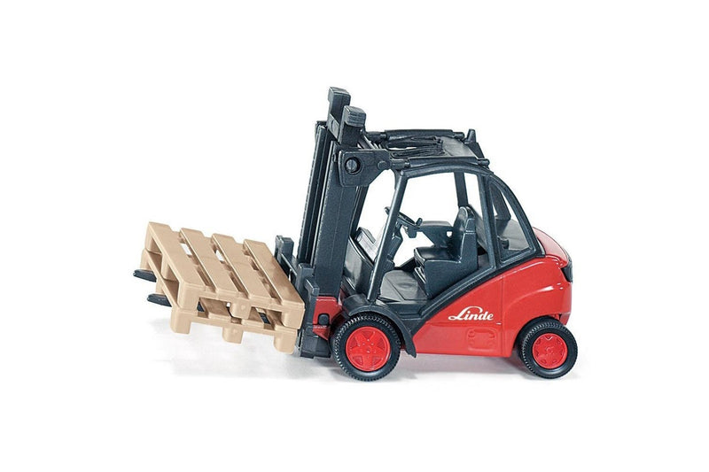2x Siku 1:50 Scale Diecast Linde Forklift Lifter Truck Kids Vehicle Toy Red 3+