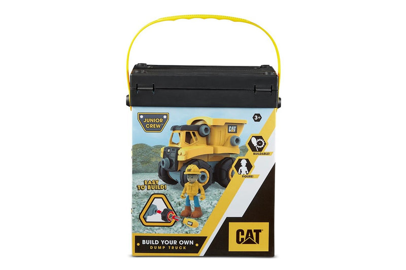 CAT Build Your Own DIY Junior Crew Machine Truck Kids Childrens Toy Assorted 3+