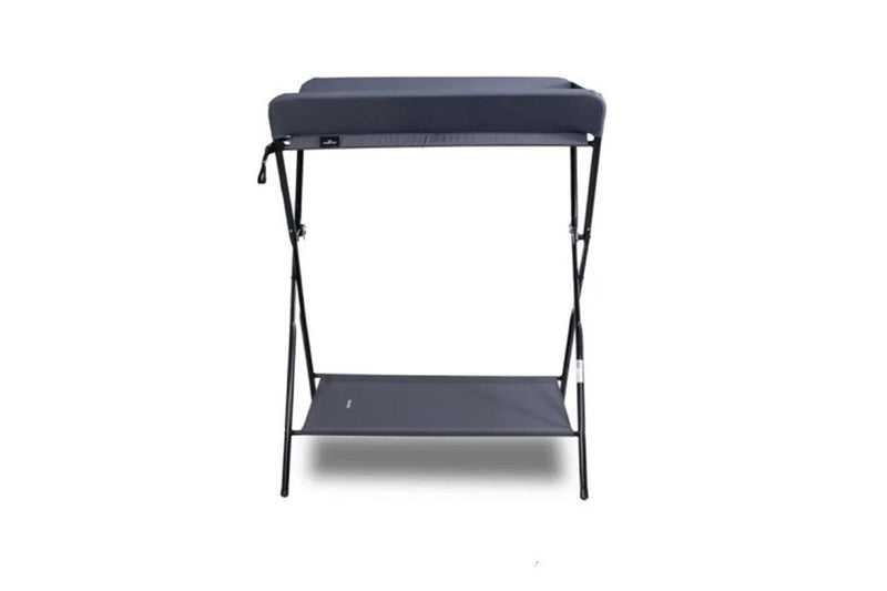 Valco Baby Pax 77cm Changing Table w Storage Shelf Safety Strap 0m+ Smoke Grey