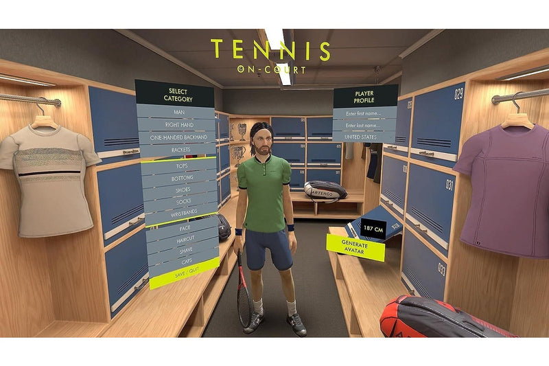 Tennis On-Court VR2