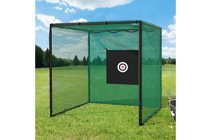 Everfit 3m Golf Practice Net Hitting Cage with Steel Frame Baseball Training