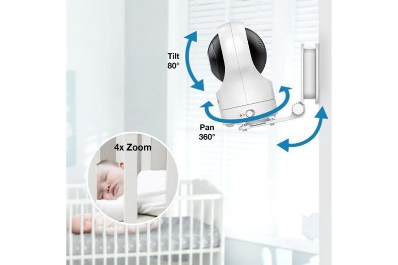 VTech: RM5764HDV2 5" Smart HD Pan & Tilt Video Monitor with Remote Access