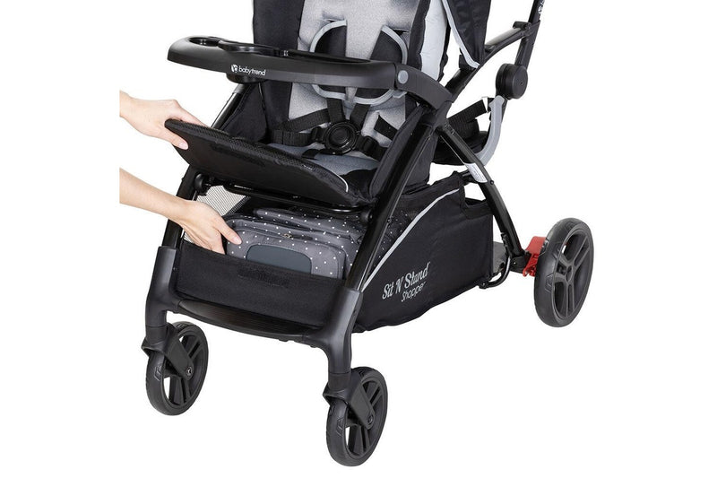 Baby Trend Sit N Stand Shopper Stroller Pram w Canopy Kids Baby Toddler Moondust