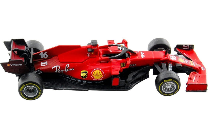 Bburago: 1:43 Diecast Vehicle - Ferrari Racing (SF21 #16 Carlos Sainz)