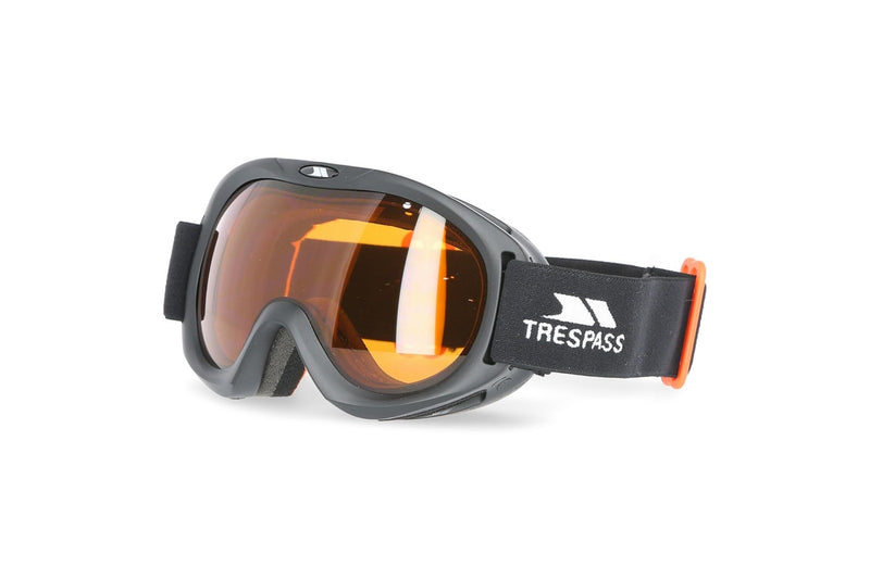 Trespass Childrens/Kids Hijinx Double Lens Ski Goggles (Matt Black Frame) (One Size)