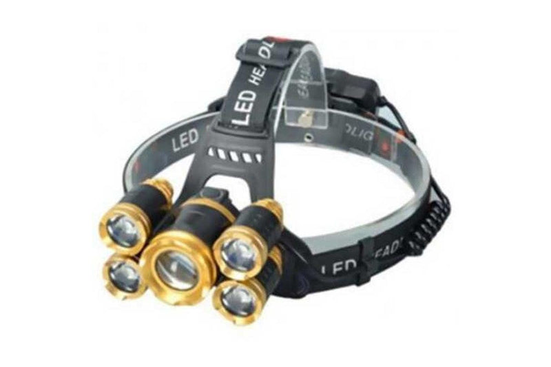 Waterproof Headlamp Powerful Led Headlight For Camping Black Single Product Head Torches