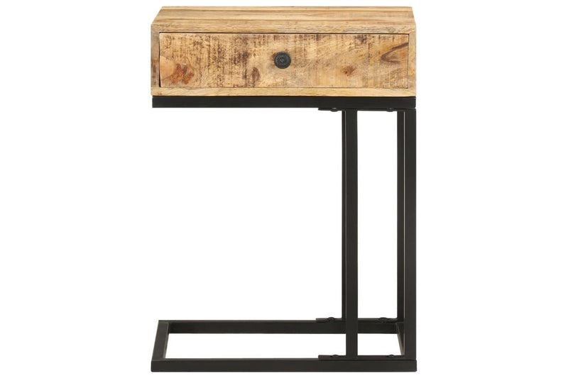 U-Shaped Side Table 45x30x61 cm Solid Mango Wood vidaXL