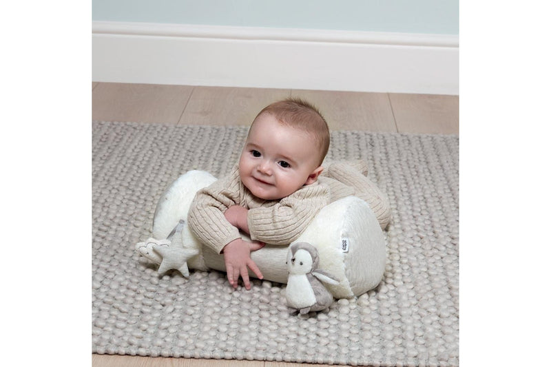 Babystudio 3-in-1 Portacot Play Yard Travel Cot Crib w Toy Bar Mattress Grey