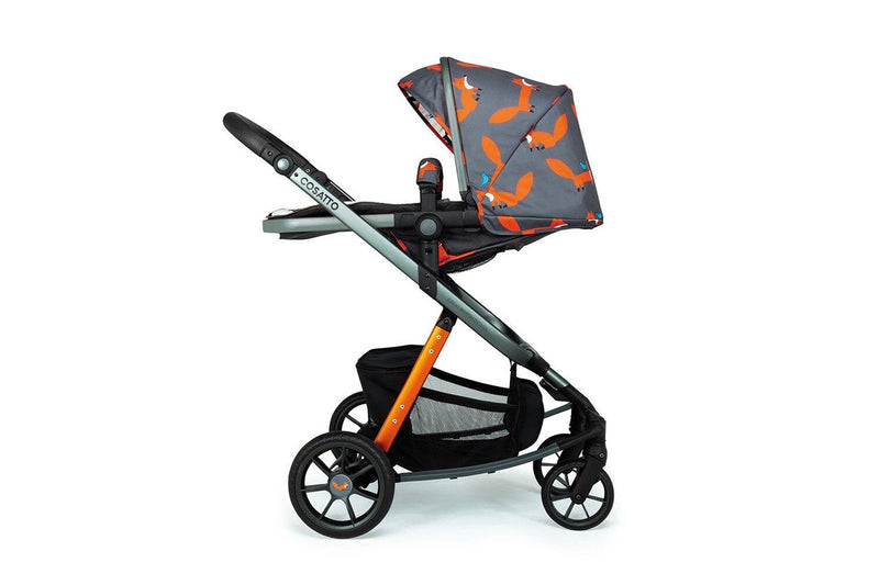 Cosatto Giggle Quad Pram & Push Chair Charcoal Mr Fox Baby Infant Toddler 0m+