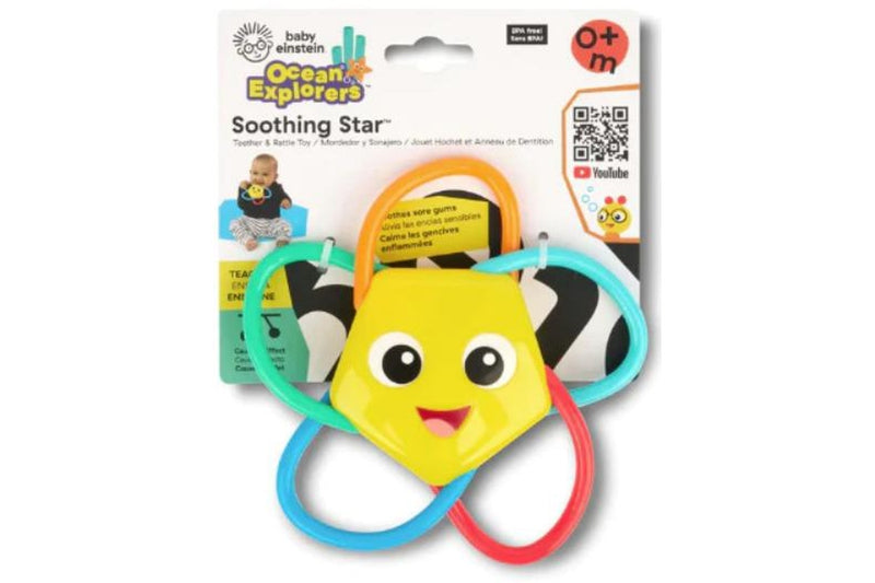 Baby Einstein: Ocean Explorers Soothing Star Teether & Rattle Toy