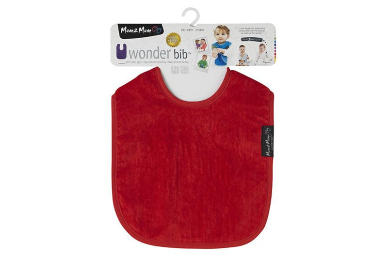 Mum 2 Mum: Standard Wonder Bib - Red