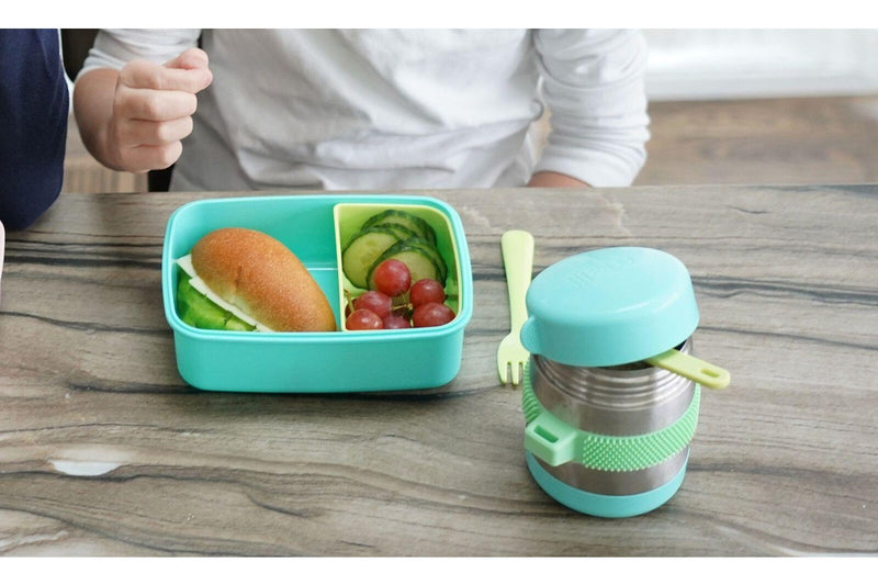 Melii: Fidget Thermos - Mint + Blue + Lime (300ml)
