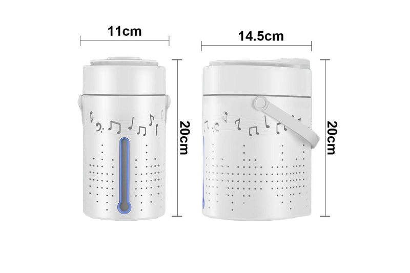 2 in 1 Portable Mini Humidifier USB Bluetooth Speaker