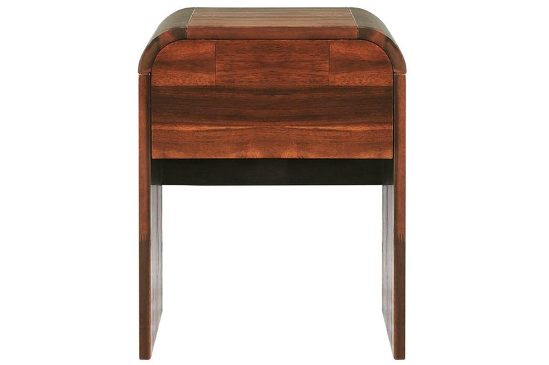 Nightstand 41.5X42x52 Cm Solid Acacia Wood Bedside Tables