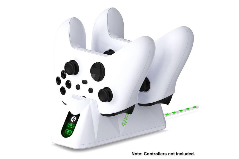 4Gamers Xbox Series X/S SX-C100 Twin Charging Dock (White)