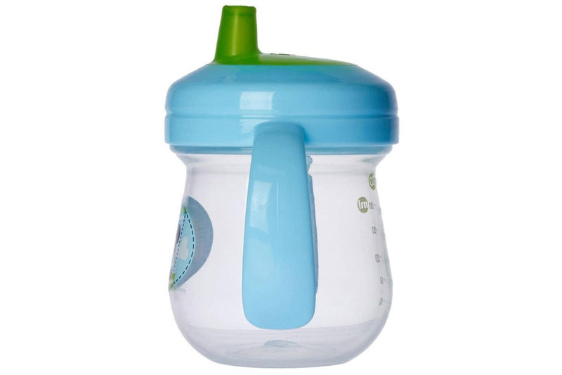 2PK The First Years Soft Spout Trainer Drinking Sippy Cup Baby 9m+ Mickey Blue