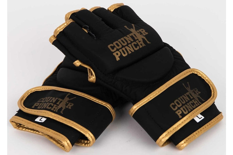 Counterpunch Premium MMA Leather Grappling Gloves - M