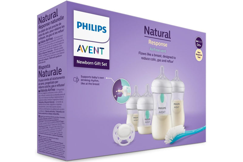 Avent: Natural Response Bottle with Airfree Vent Starter Set