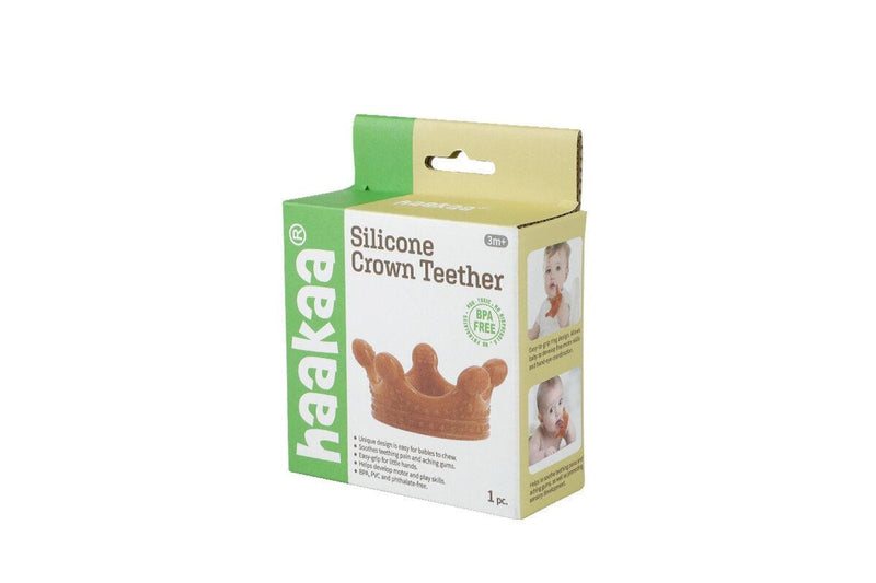 Haakaa: Silicone Crown Teether - Amber