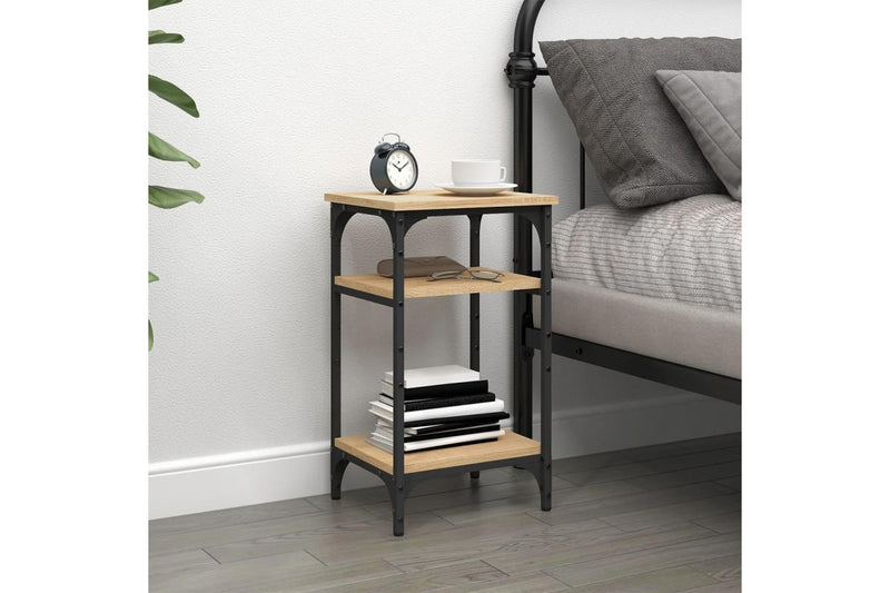 Side Table Sonoma Oak 35x30x60 cm Engineered Wood vidaXL