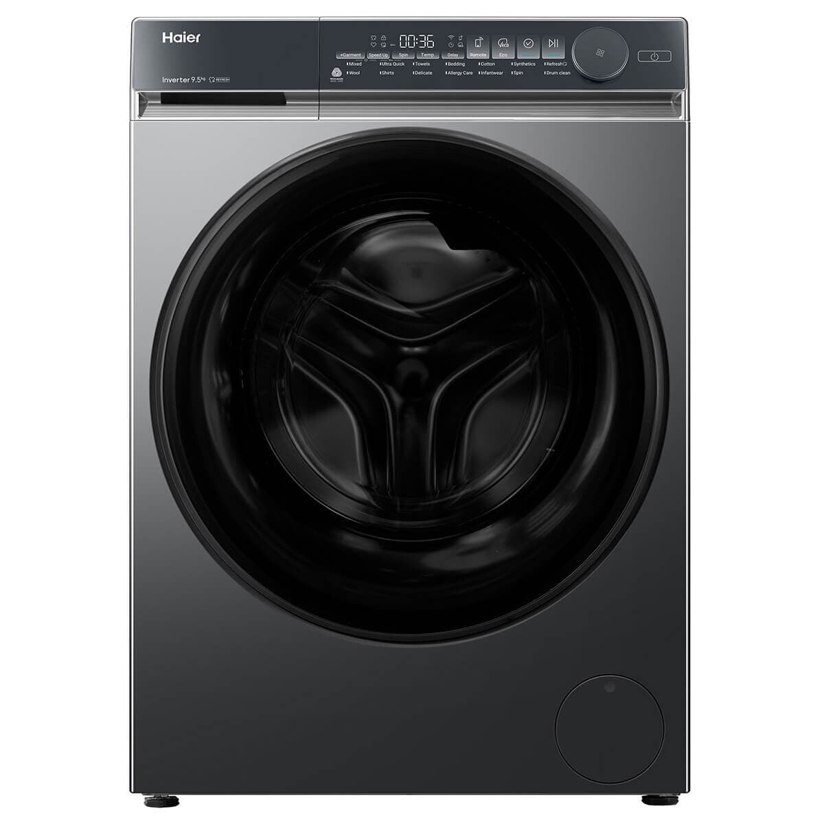 Haier 9.5KG Front Load Washing Machine Dark HWFS95NB1
