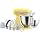 KitchenAid Artisan KSM195 Stand Mixer Butter - 4.7L Tilt-Head, 10 Speed, 300W Motor, Premium Accessory Bundle