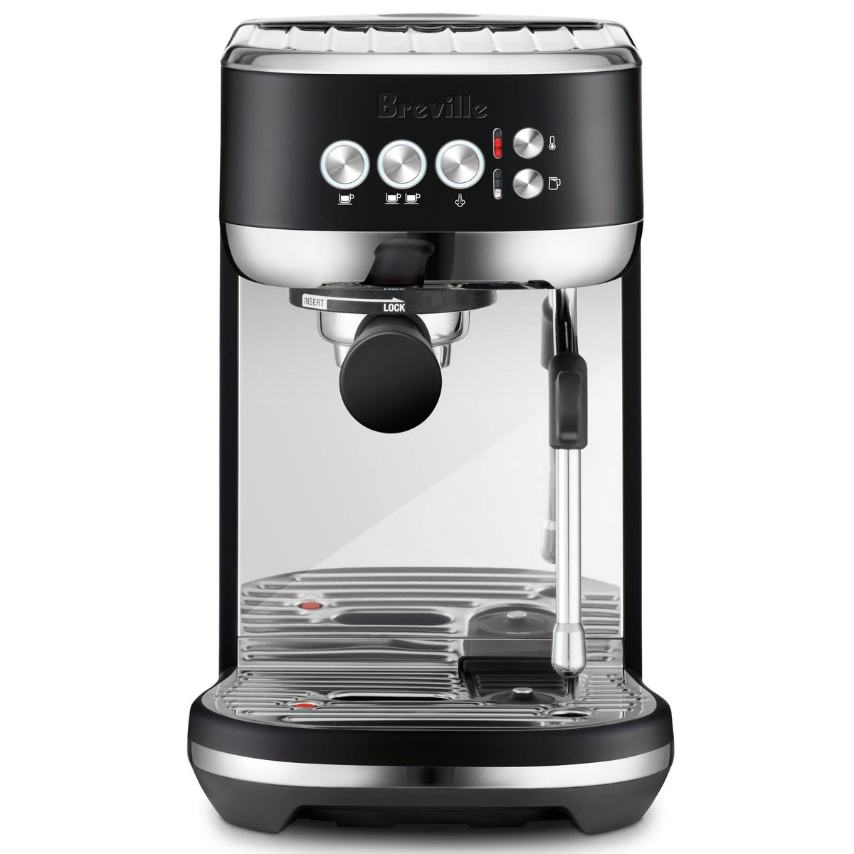 Breville Bambino Plus Espresso Coffee Machine (Black Truffle) — view 1