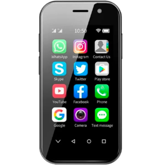 Mini Mobile Phone 4G Smartphone, 3 Inch Smartphone Android 9, Dual SIM, Face Recognition, GPS, OTC,Google Play Unlocked Phone(Black) (3GB+64GB) - Layaway AU