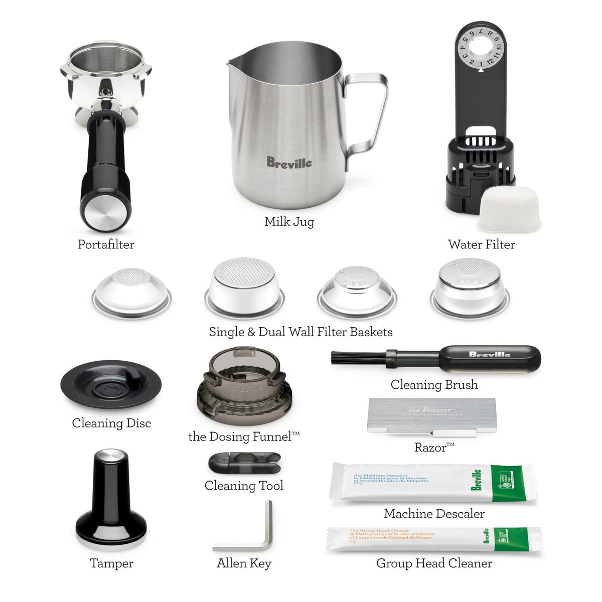 Breville the Barista Express Coffee Machine (Brushed Stainless Steel) — view 4