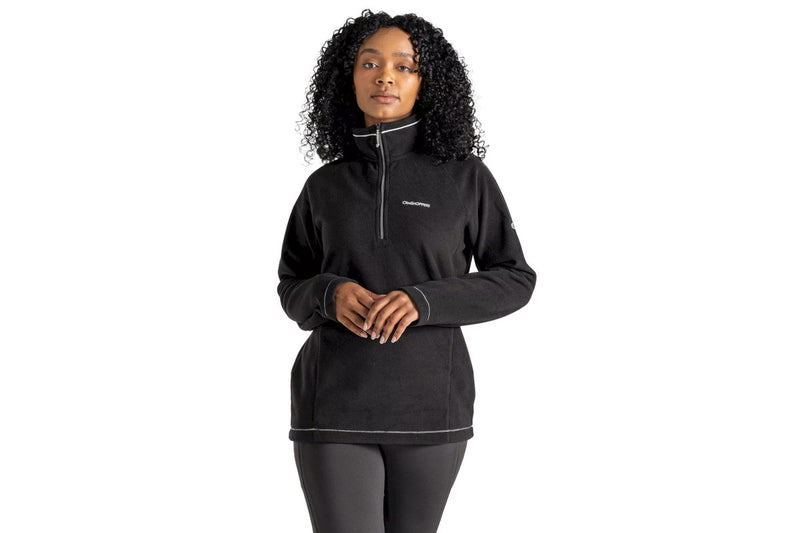 Craghoppers Womens/Ladies Miska VI Half Zip Fleece (Black) (10 UK)