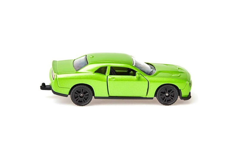 2x Siku Dodge Challenger SRT Hellcat Green Diecast Kids Children Toy Car 3y+