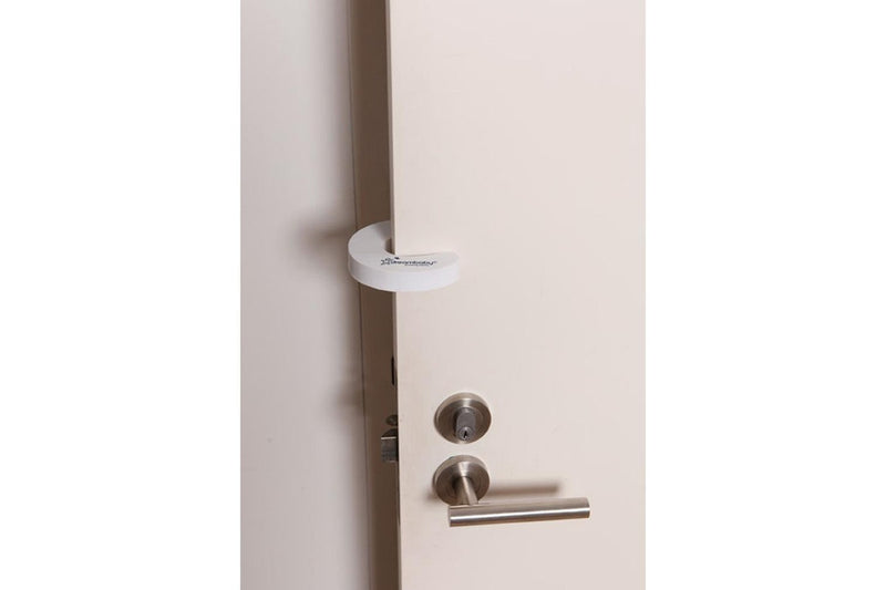 4x Dreambaby Portable Foam Baby Children Safety Slip-On Door Stopper 10cm White