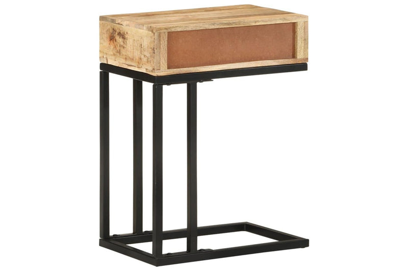 U-Shaped Side Table 45x30x61 cm Solid Mango Wood vidaXL