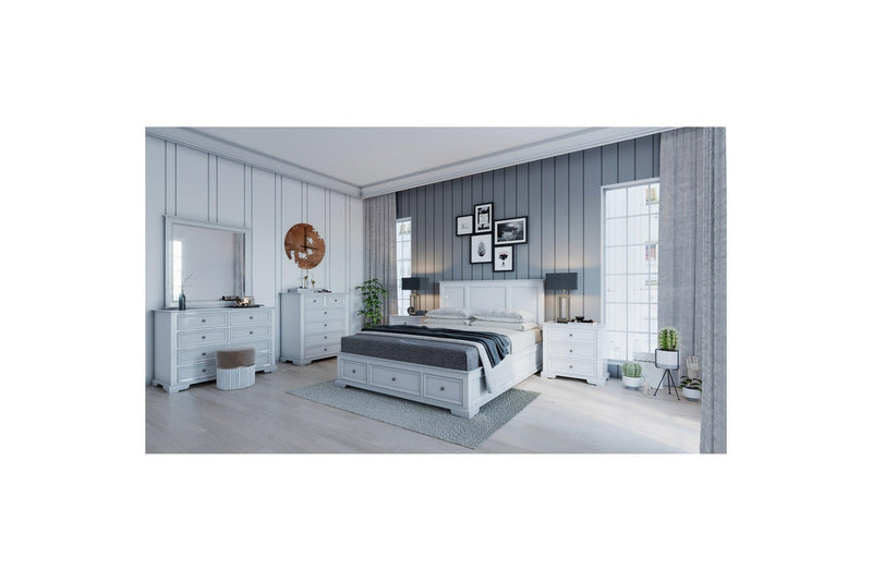 Celosia Bedside Table 3 Drawers Storage Cabinet Nightstand End Tables White Bedside Tables