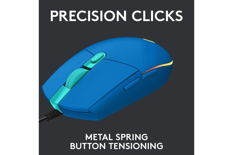 Logitech G203 LIGHTSYNC RGB Gaming Mouse (Blue)