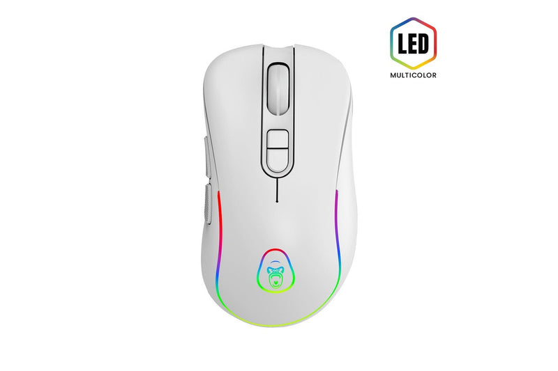 Gorilla Gaming Wired Mouse - White