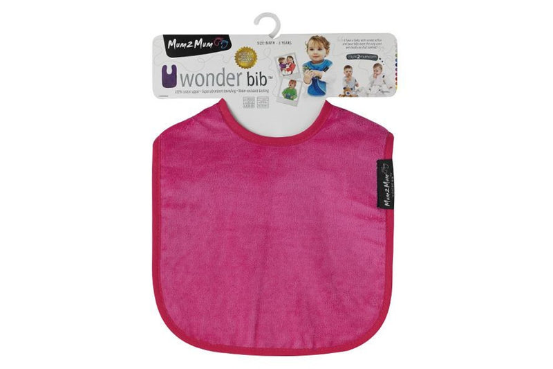 Mum 2 Mum: Standard Wonder Bib - Cerise