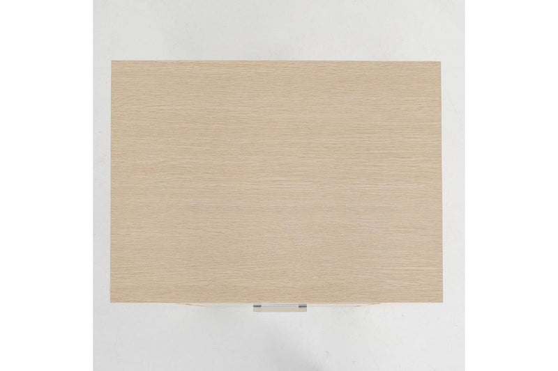 2X Bedside Table Side Storage Cabinet Nightstand Bedroom Drawer 1 Shelf Zuri Oak Bedside Tables