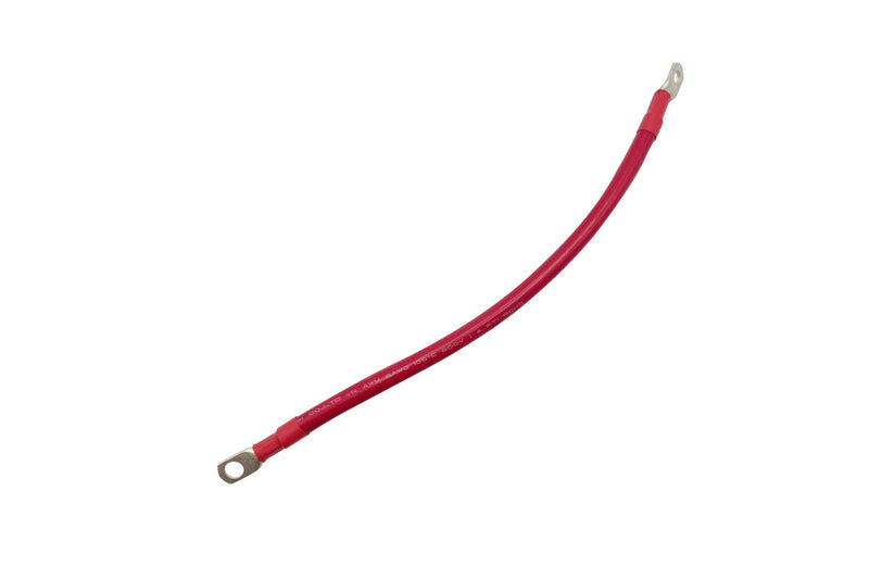 0.3m 2AWG Connector Cable Red with M8 Lug and M10 Lug Superior Corrosion Resistance Inverter Car RV Marine