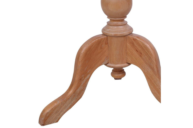 Side Table Natural 50x50x65 cm Solid Mahogany Wood vidaXL