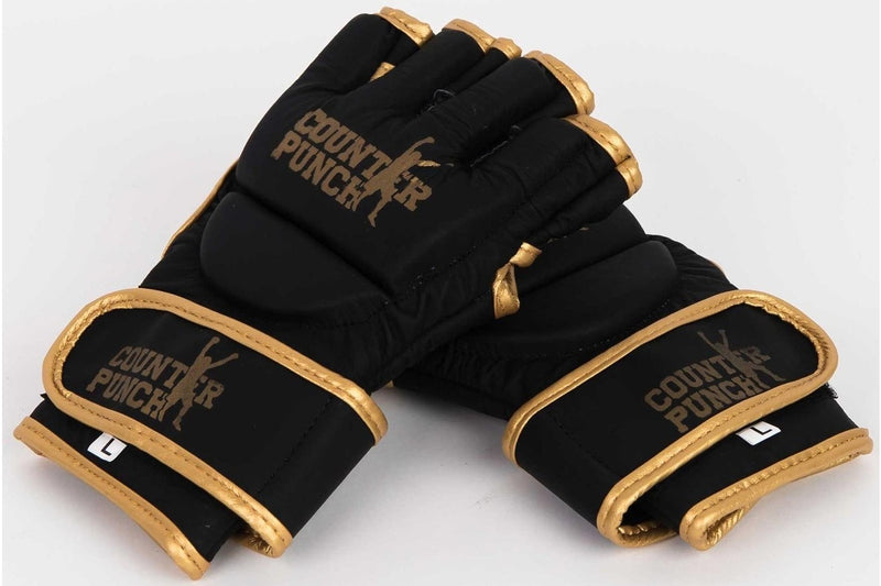 Counterpunch Premium MMA Leather Grappling Gloves - L