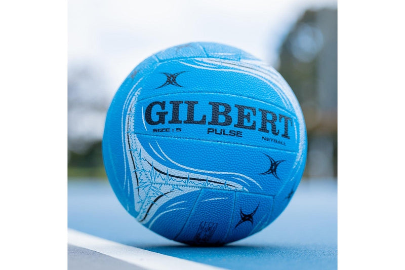 Gilbert Pulse Netball - Blue - Size 5