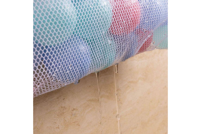 2 x White Baby Kids Bath Toys Holder Organiser Hanging Large Bag