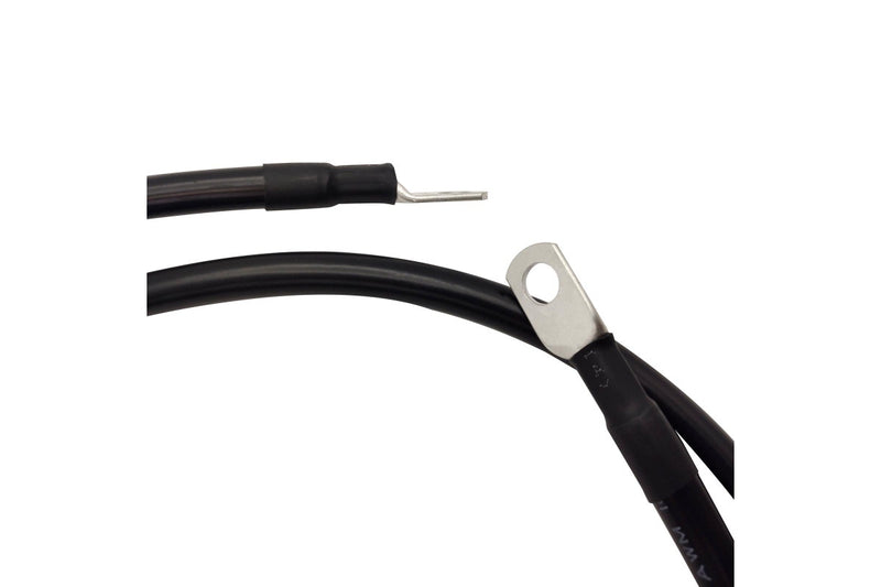 1.5m 4AWG Connector Cable Power Wire Black M8 Lug On Both Ends Superior Corrosion Resistance Inverter Car RV Marine