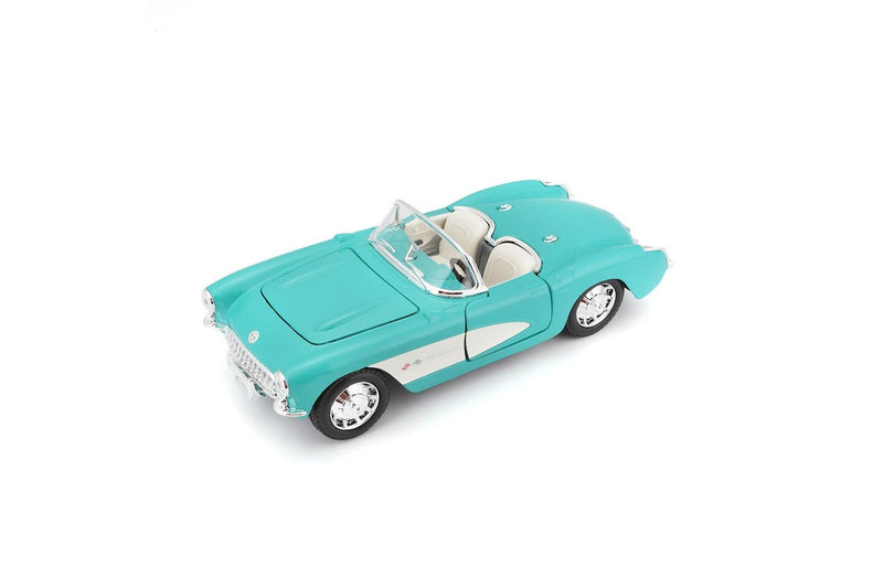 Maisto 1:24 Scale 1957 Chevrolet Corvette Model Car Kids Childrens Toy 3y+