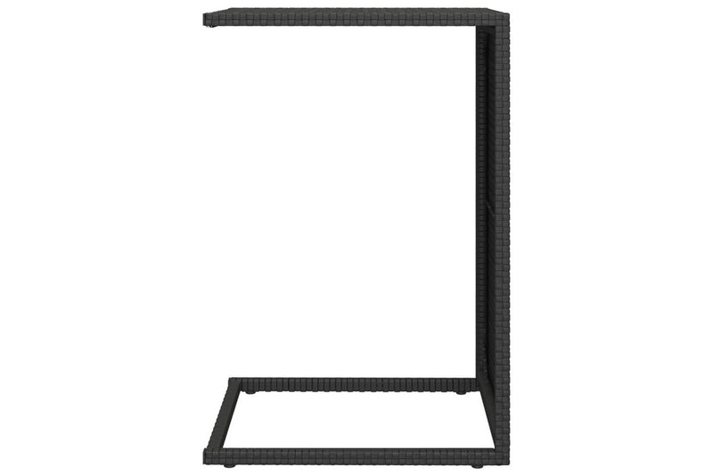 C Table Black 40x35x60 cm Poly Rattan vidaXL