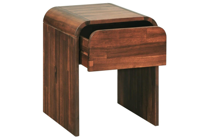Nightstand 41.5X42x52 Cm Solid Acacia Wood Bedside Tables